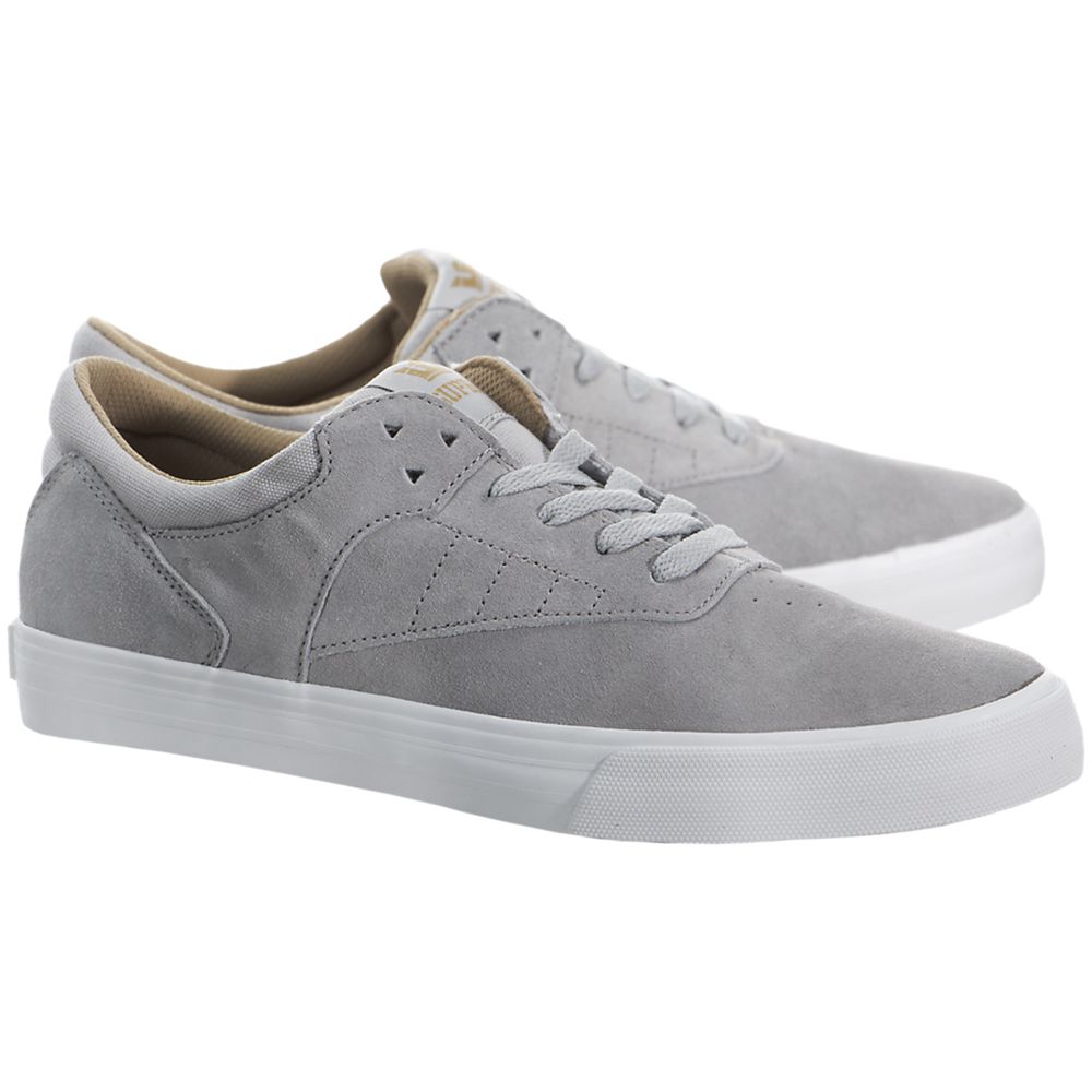 Baskets Basses Supra Phoenix Grise Light Grey/White Homme | FWP-15592466